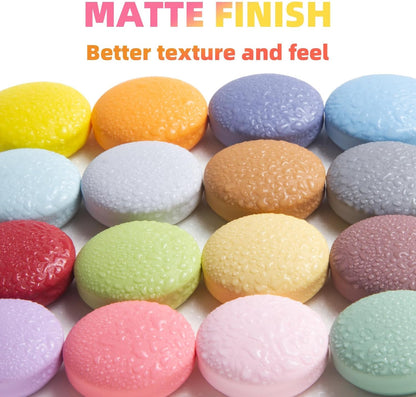 16/9-Piece Cute Colorful Fridge Magnets – Glossy & Matte Finish Refrigerator Magnets for Whiteboard, Locker, Kitchen, Office – Strong Decorative Magnetic Stickers (9 Colors, Multi-Pack)