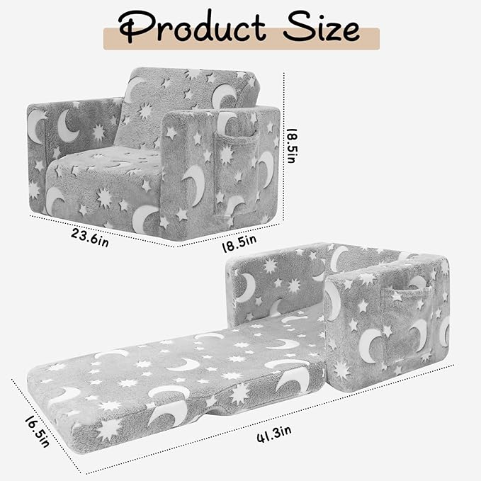 SLIGUY Toddler Couch, Toddler Chair. Kids Couch, Baby Couch, Couch