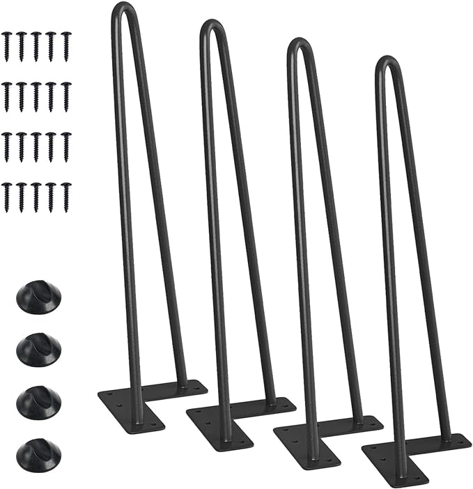 SMARTSTANDARD 14 Inch Heavy Duty Hairpin Furniture Legs, Metal Home DIY Projects