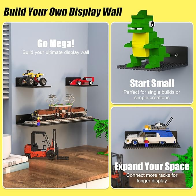 BlissBox 6-Pack Floating Shelves