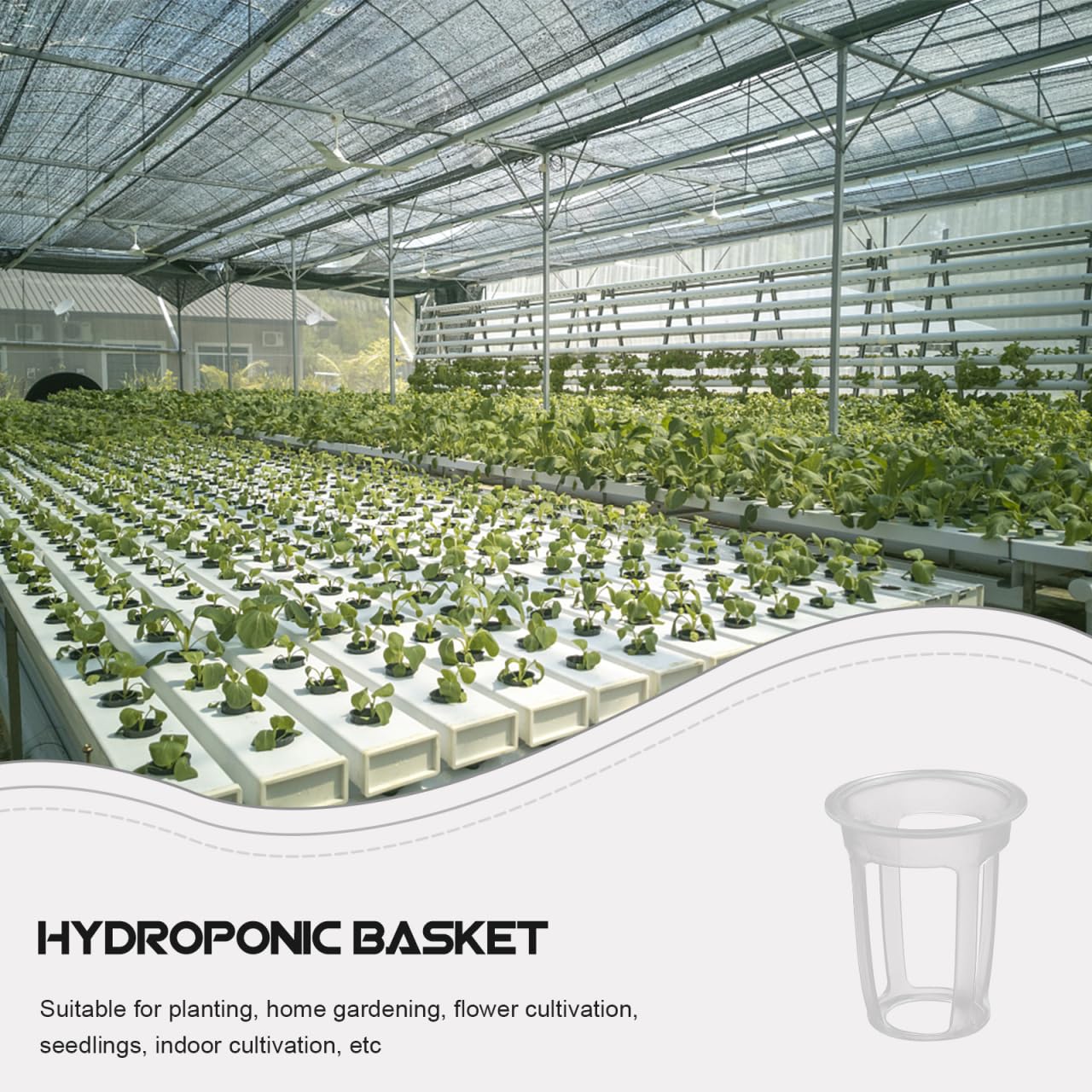 IWOWHERO 100 Pcs 1.77 Inch Slotted Net Pots Reusable Planting Cups for Hydroponic Grow Systems Small Mesh Nursery Baskets for Seedling Cultivation Home Gardening Vegetables Flowers