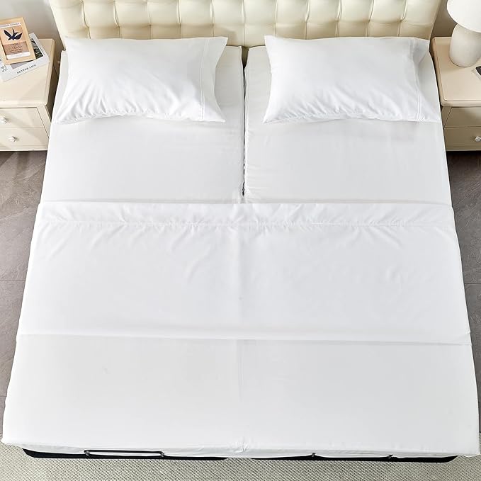 Kingnex 32-34 Split Top King Sheets Sets