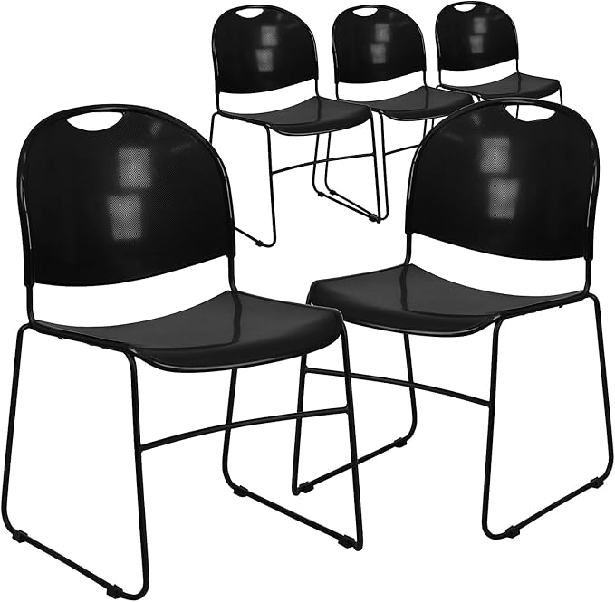 Flash Furniture Hercules Series Ultra-Compact Plastic Stacking Event/Waiting