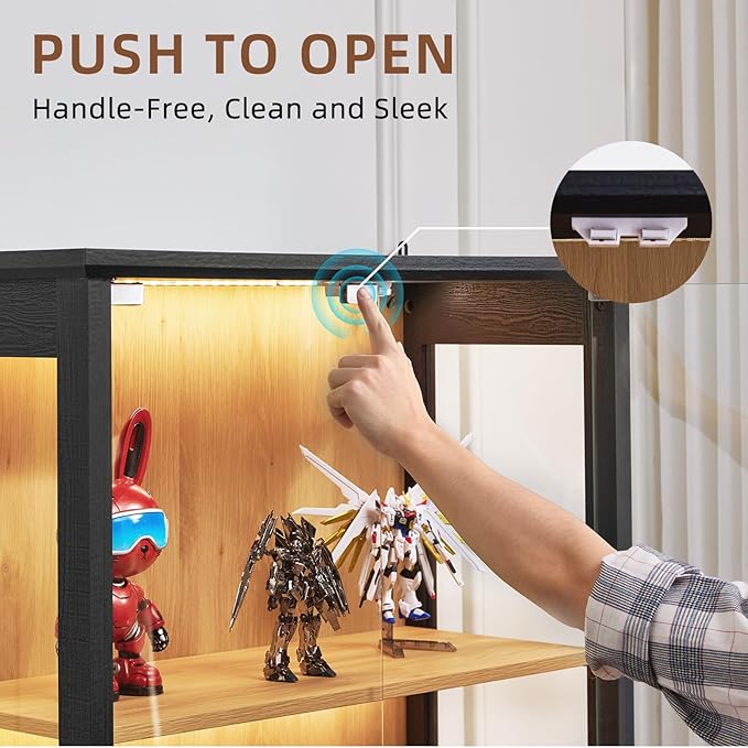 LELELINKY Farmhouse Display Cabinet
