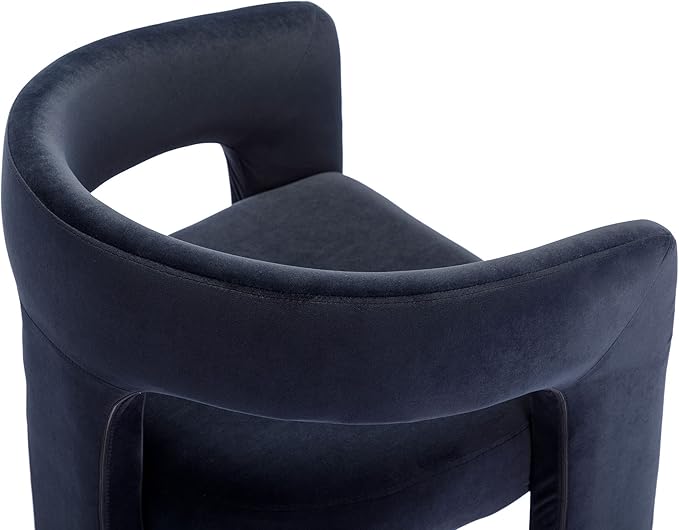 VESCASA Velvet Barrel Dining Chair