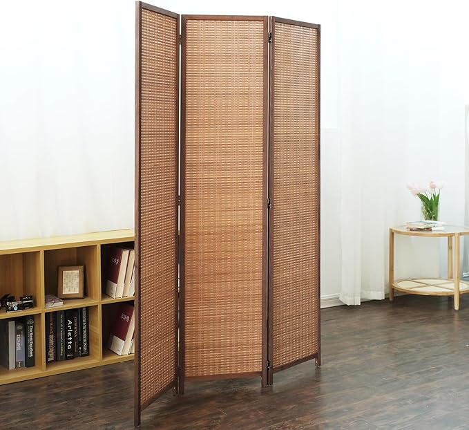 Furnnylane 3 Panel Bamboo Room Divider