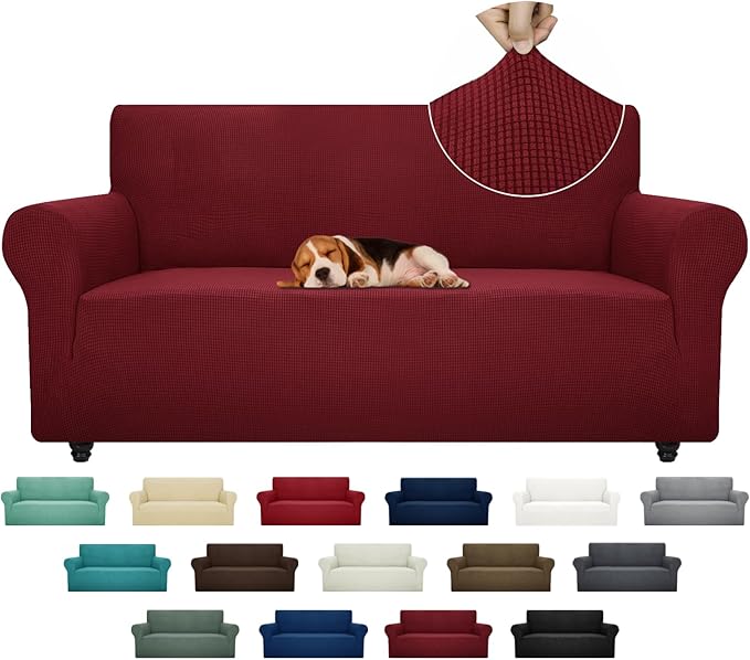 ZNSAYOTX Super Stretch Couch Cover Universal Sofa Covers