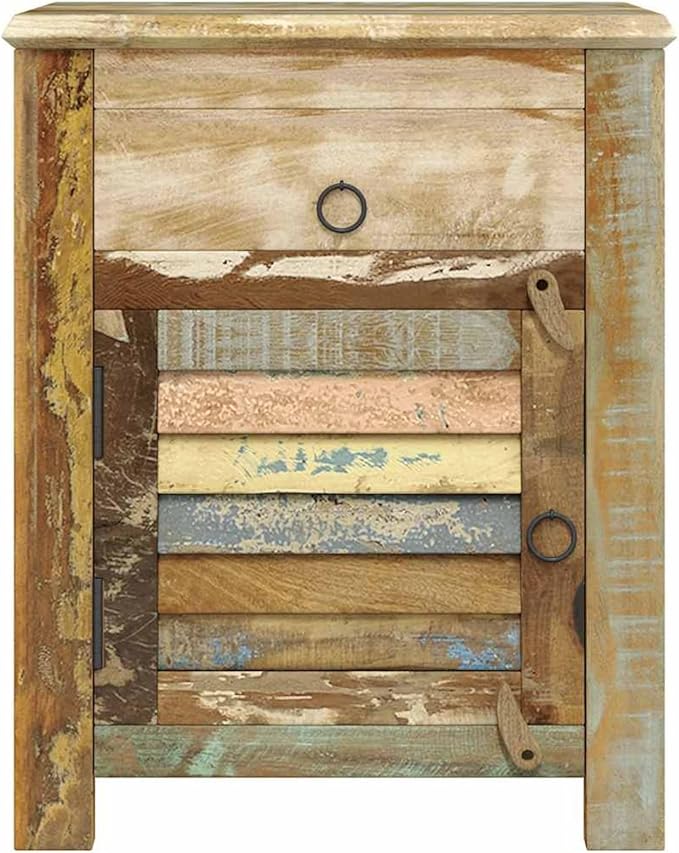 Gecheer Reclaimed Wood End Table