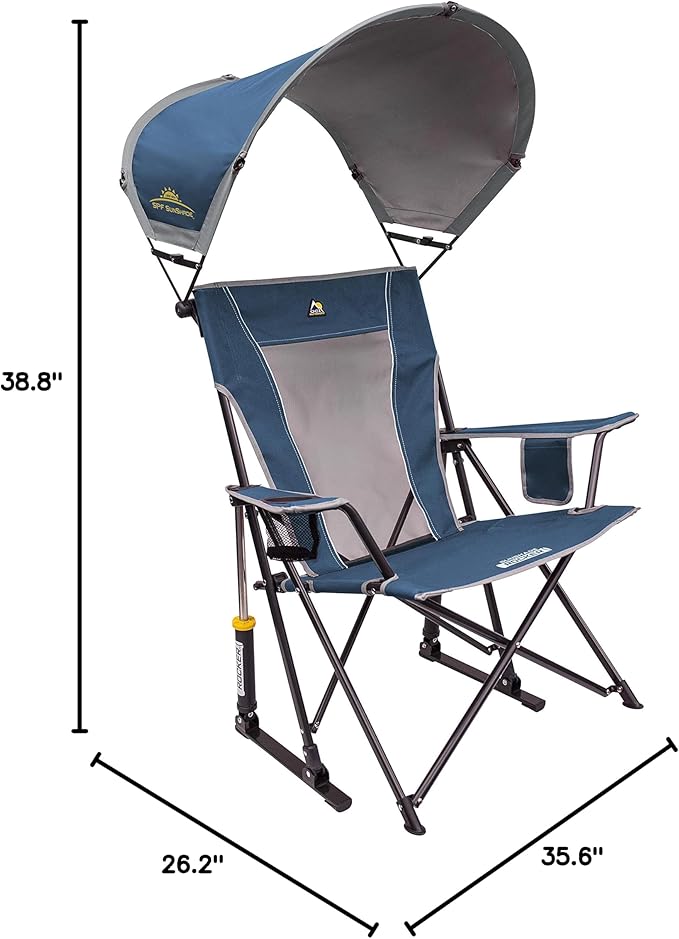 GCI Outdoor Sunshade Rocker Outdoor Rocking Chair
