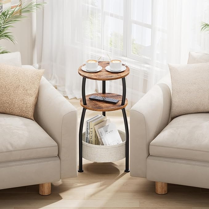 Round Side Table for Small Spaces