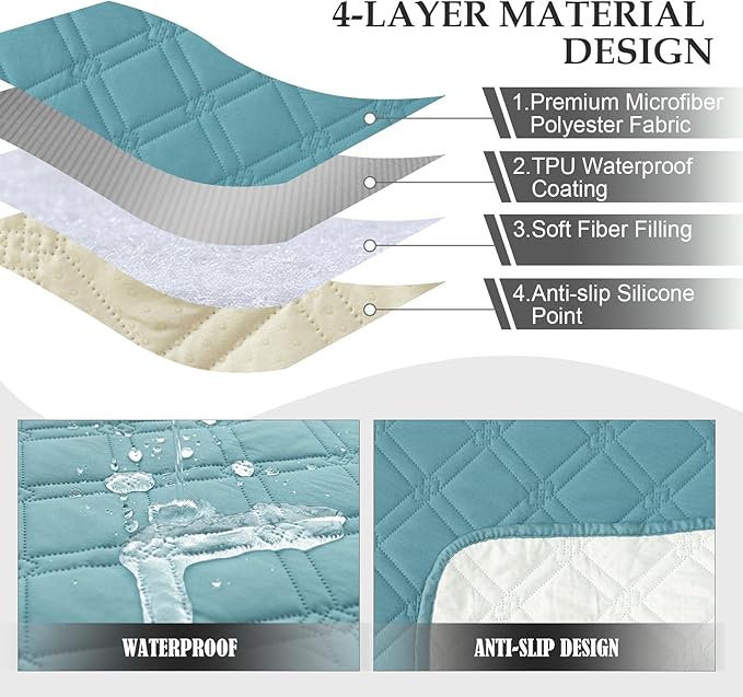 Genina Waterproof Recliner Chair Covers, Recliner Cover