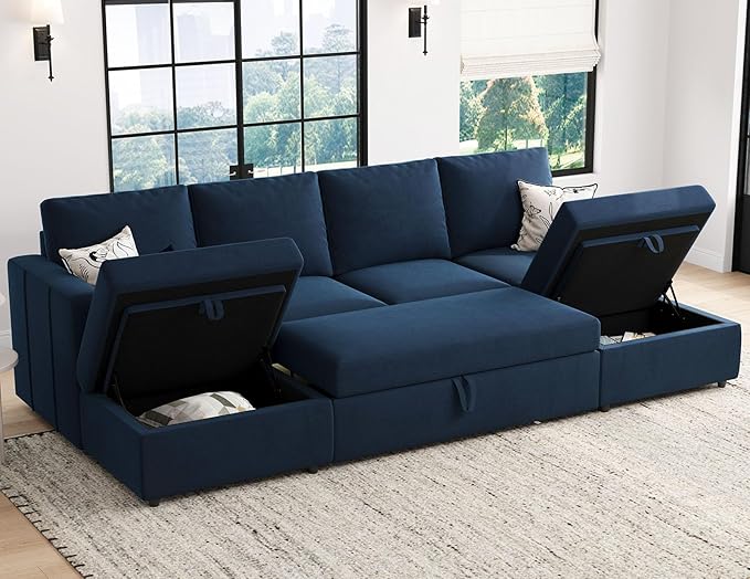 Belffin Modular Sectional Sleeper Sofa Bed
