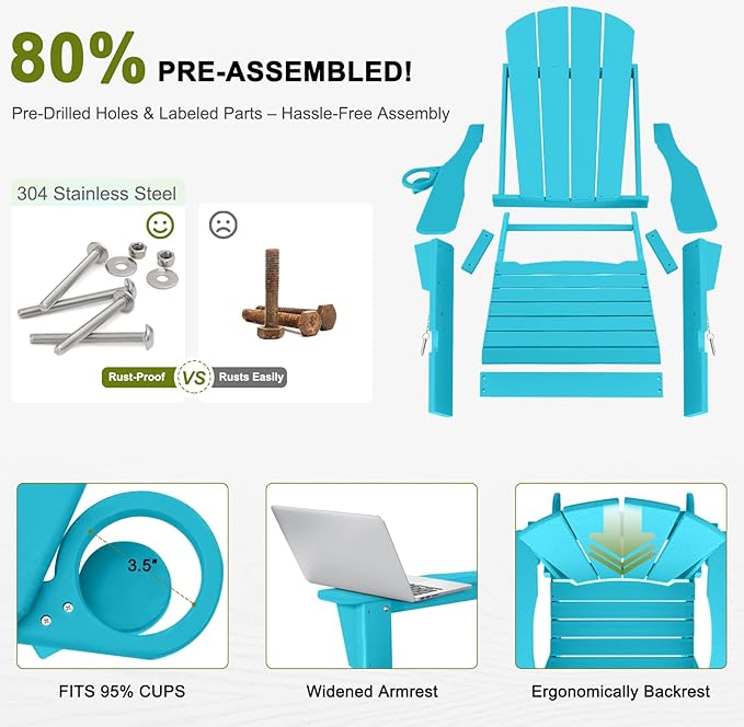 Plastic Adirondack Chair