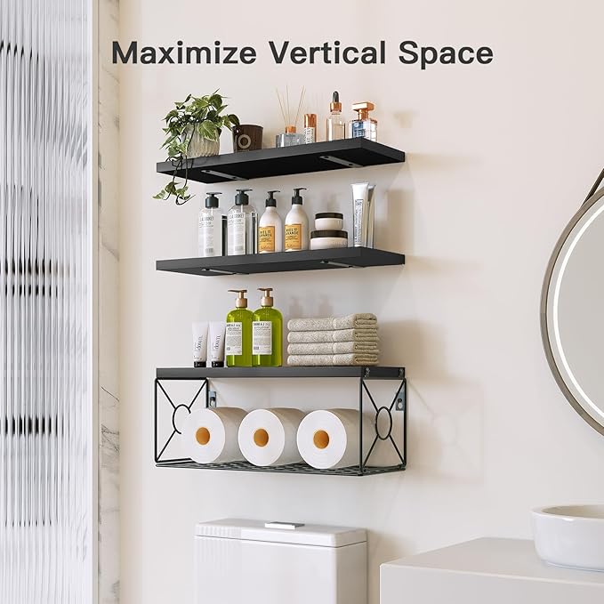 Amada Bathroom Shelves Over Toilet