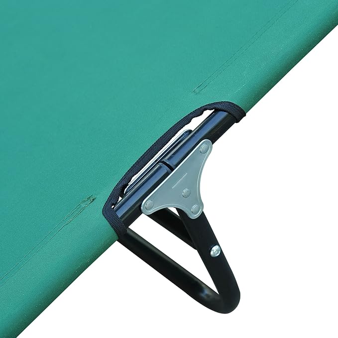 Outsunny Folding Chaise Lounge Pool Chairs, Outdoor Sun Tanning Chairs