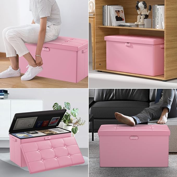 DocSafe Storage Ottoman Bench