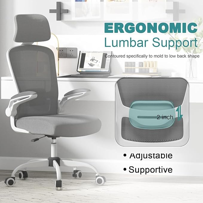 Mimoglad Office Chair, High Back Ergonomic Desk Chair