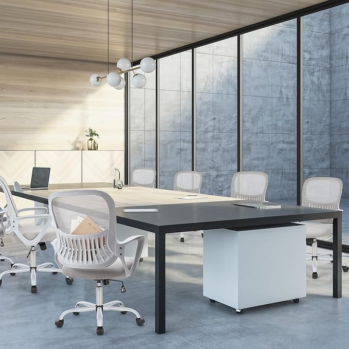 Sweetcrispy Ergonomic Mid-Back Mesh Home Office Desk Chair