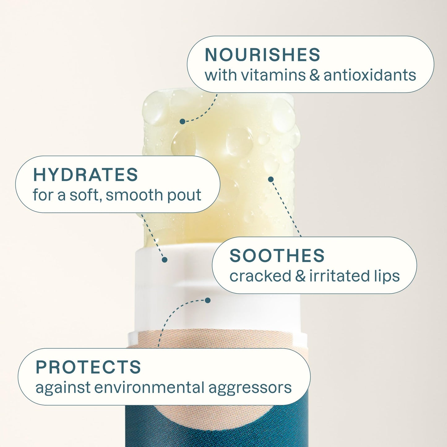 Cliganic Organic Lip Balm Set (6 Flavors) - 100% Natural Hydrating, Moisturizing for Dry Cracked Lips, for Men & Women