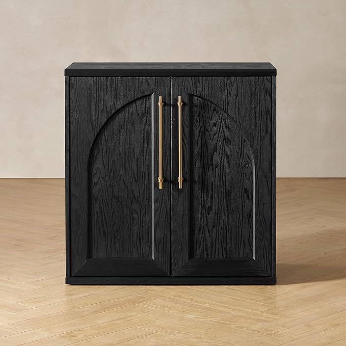 mopio Blake Storage Cabinet, Small Modular Accent Display Sideboard Buffet