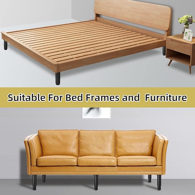 5"-9" Metal Adjustable Furniture Legs, Adjustable Height Replacement Legs