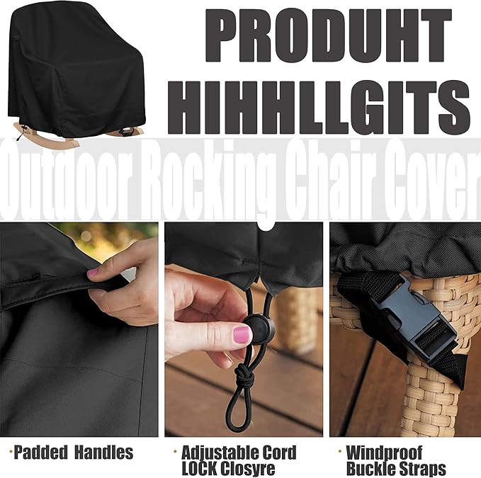 Patio Chair Covers Waterproof Patio Furniture Covers, 27.5"W x 32.5"D x 43"H