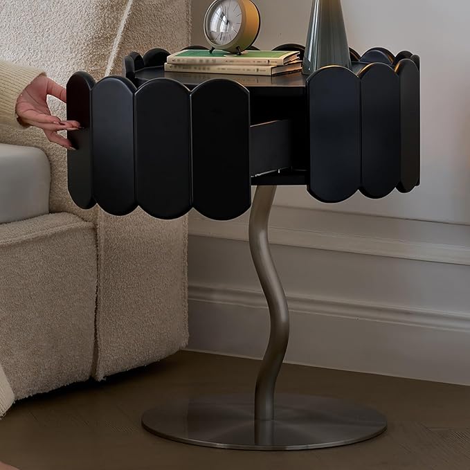Snack Table 48x62cm Wabi-sabi Style Home Bedroom