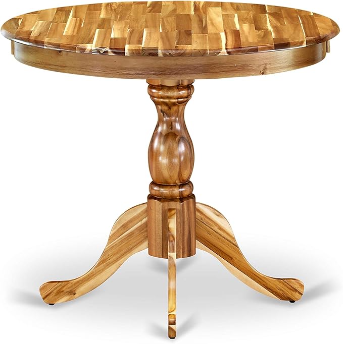 East West Furniture AMT-ANA-TP Antique Dining Room Table