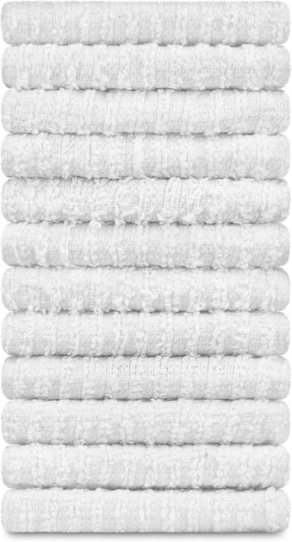 DecorRack 12 Pack 100% Cotton Kitchen Towels