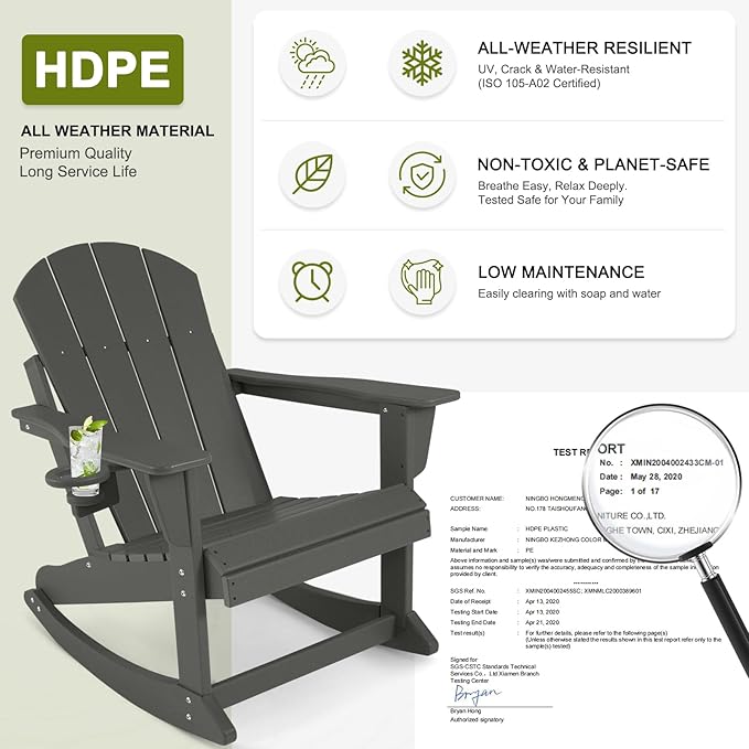 Plastic Adirondack Chair