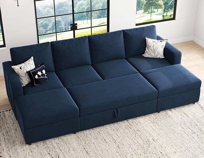 Belffin Modular Sectional Sleeper Sofa Bed