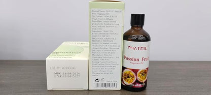 PHATOIL 3.38FL.OZ Passion Fruit Fragrance Oils for Aromatherapy, Essential Oils for Diffusers for Home, Perfect for Diffuser, Yoga, Skin Care, DIY Candle and Soap Making - 100ml
