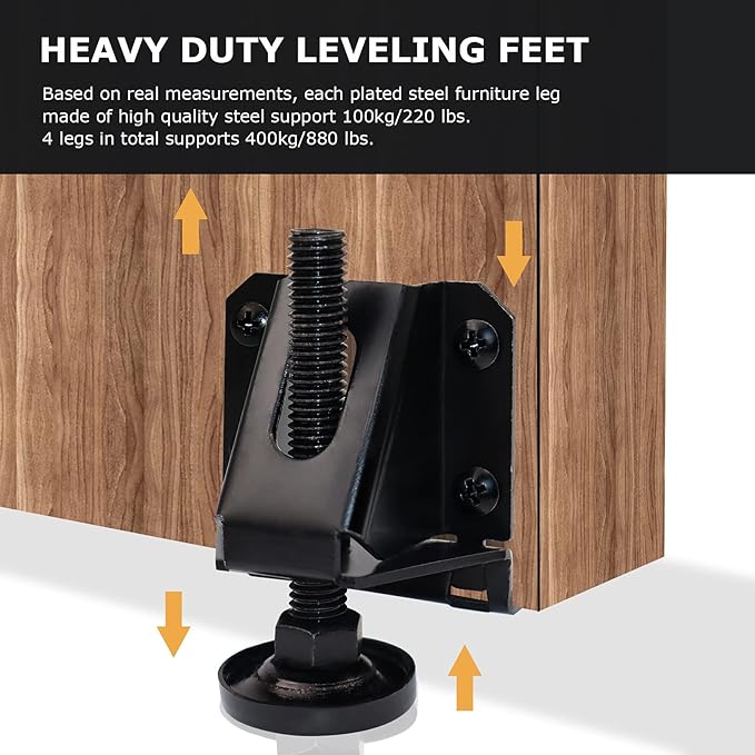 LOSCHEN 16 PCS Heavy Duty Adjustable Leveling Feet