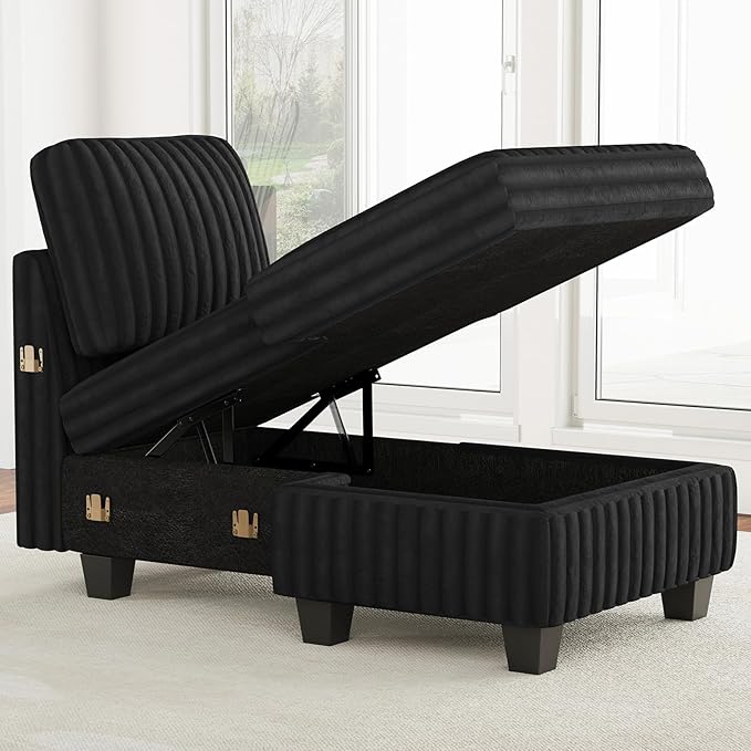 Belffin Modular Sectional Storage Chaise Module