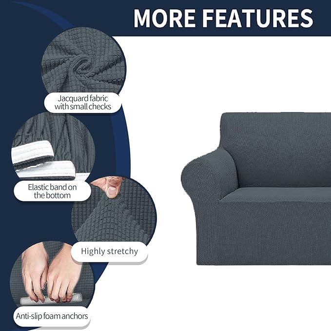 Cupuamon 2026 New Stretch Loveseat Sofa Slipcovers Couch Cover