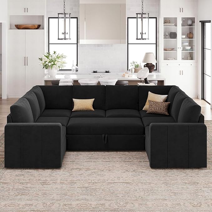 Belffin Modular Sectional Sleeper Sofa Bed