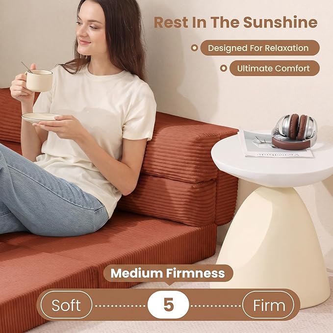JUIKURY Folding Sofa Bed, Convertible Sleeper Chair