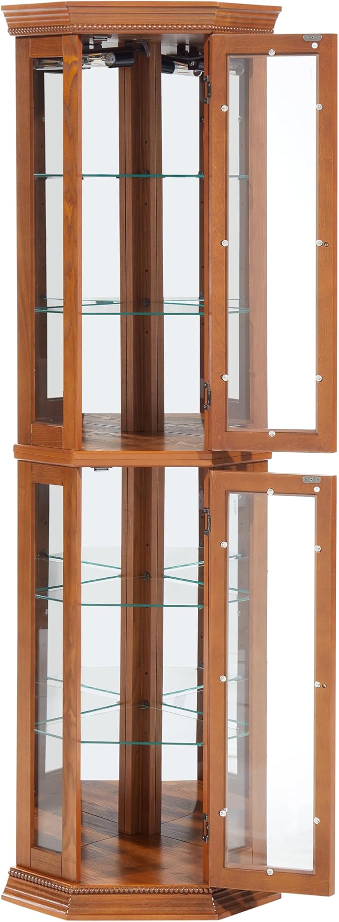 Glass Corner Display Cabinet