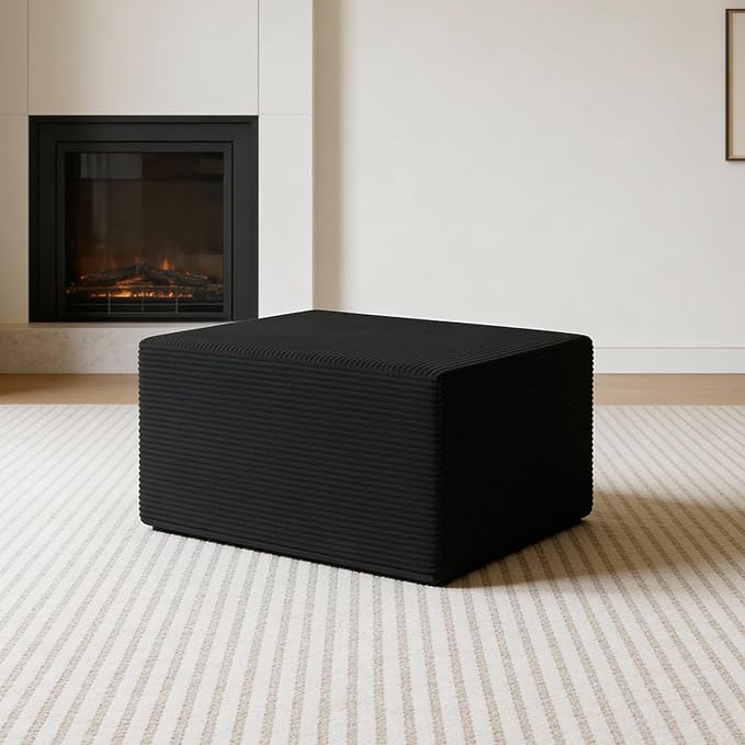 Ottoman for Cloud Sectional Boneless Couches Living Room, Modular Ottoman for