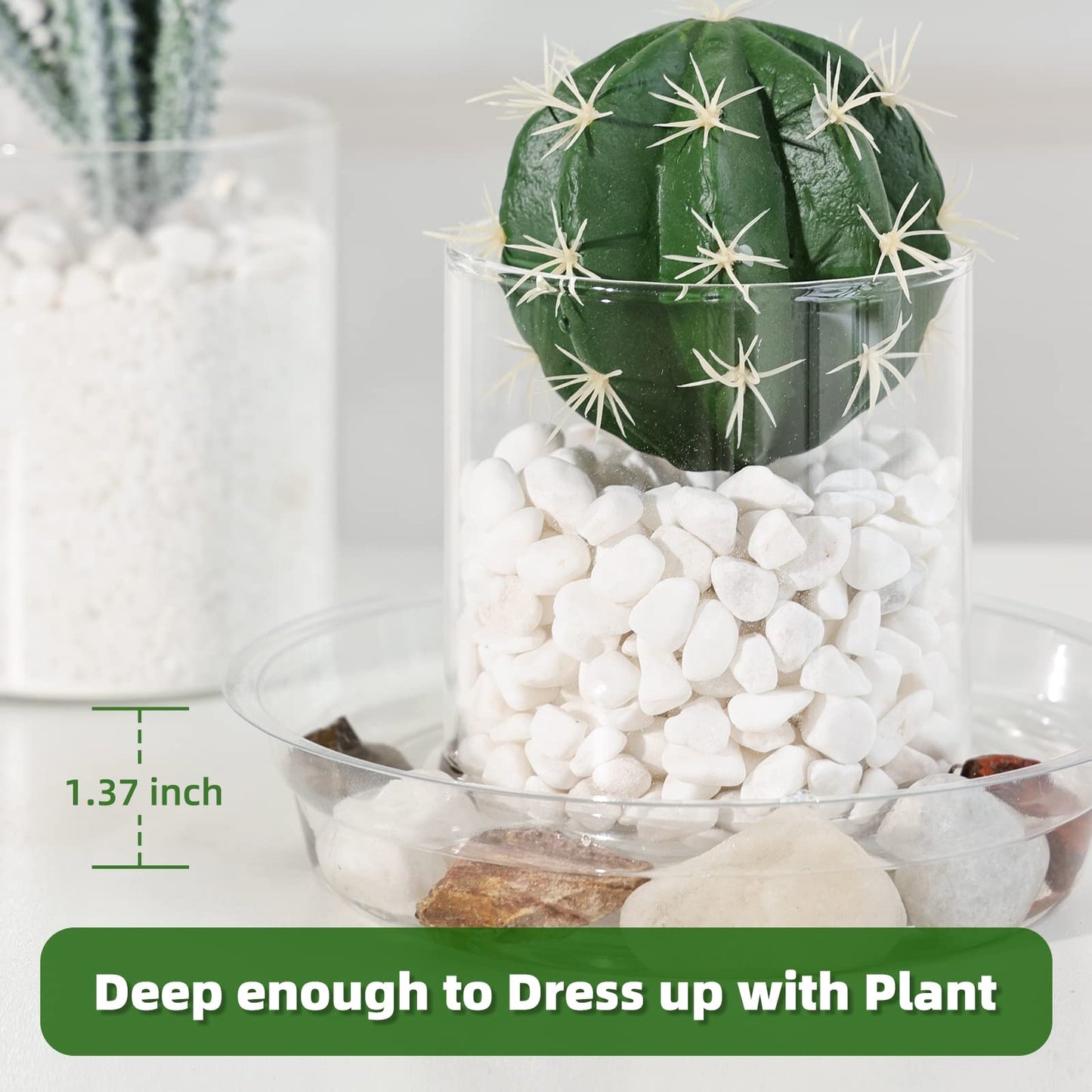 TRUEDAYS Garden Pots Set Orchid Pots with Drainage Holes for Indoor Outdoor Live Plants