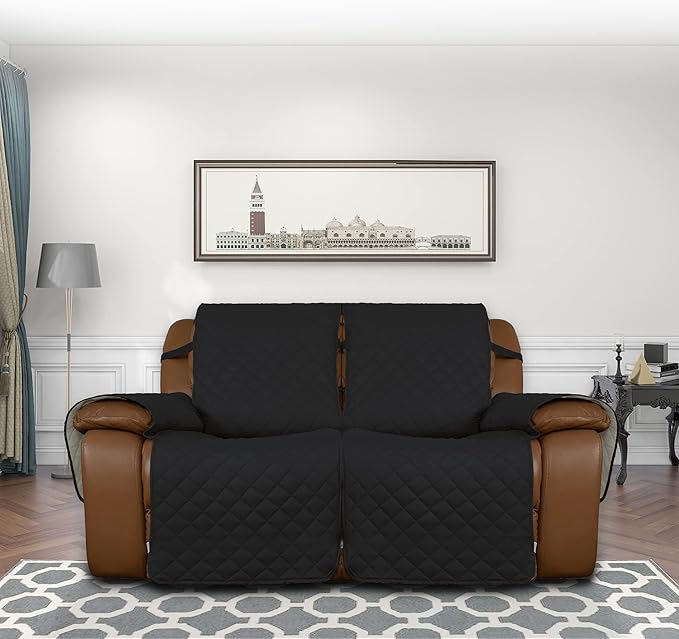 Easy-Going Loveseat Recliner Cover, Reversible Couch Cover