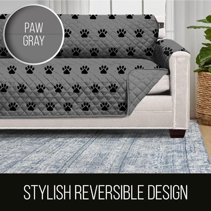 Sofa Shield® Couch Slip Covers for Dogs, Reversible Furniture Protector