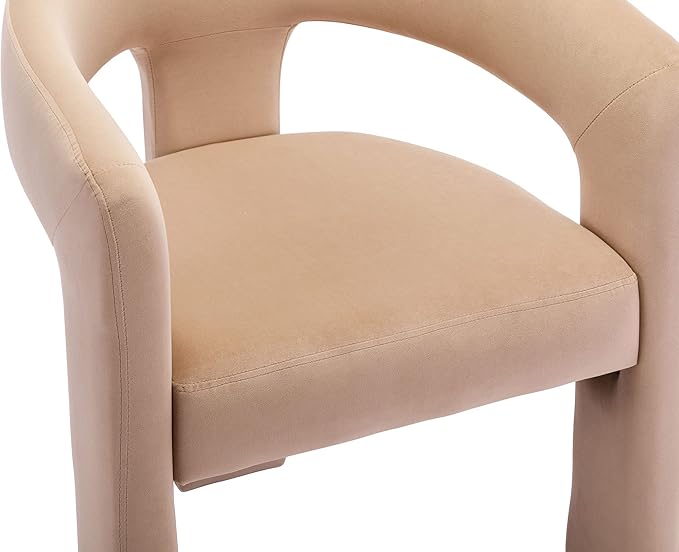 VESCASA Velvet Barrel Dining Chair