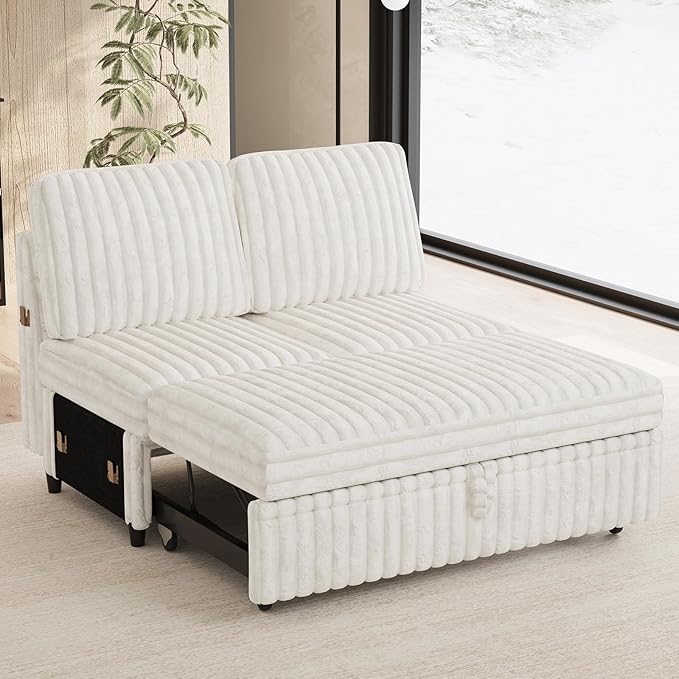 Belffin Corduroy Sleeper Sofa