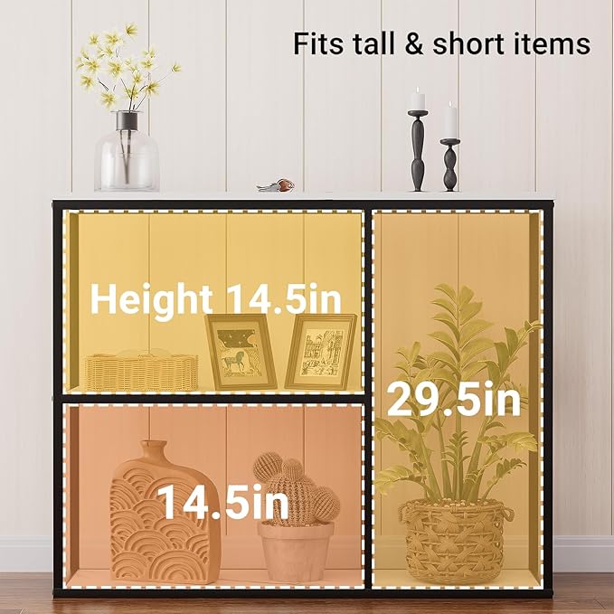 WOHOMO Console Table, 12 Inch Narrow Entryway Table