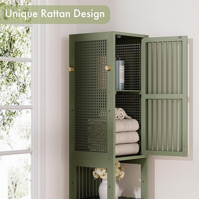 Amazer Tall Bathroom Storage Cabinet 70'', Freestanding Cabinet Storage