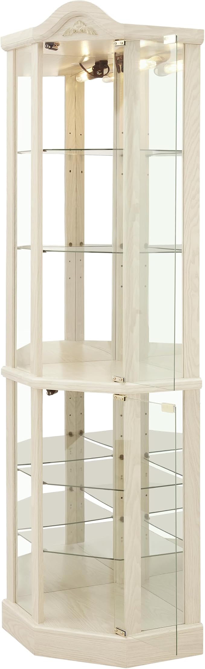 Glass Corner Display Cabinet