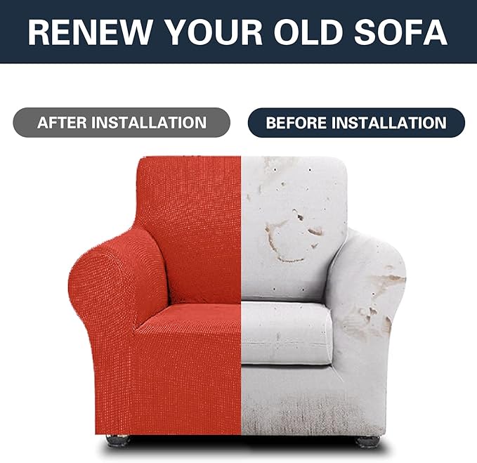 Cupuamon 2026 New Stretch Chair Sofa Slipcovers Couch Cover