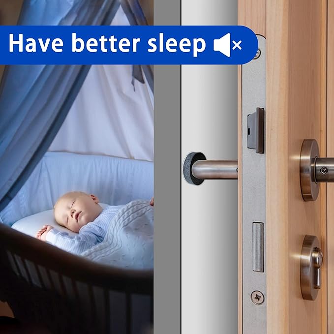 Krisler Headboard Stoppers, Soft Bed Stabilizer Against Wall, Self Adhesive