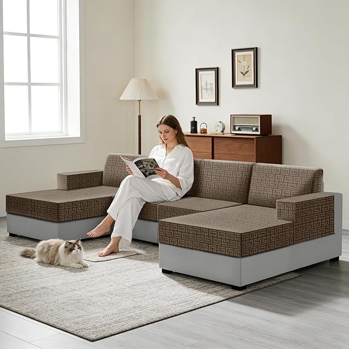 UNBBRRL Stretch Couch Backrest Cushion Cover